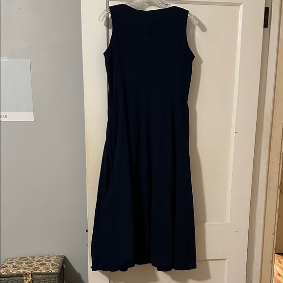 Uniqlo Women's Ultra Stretch AIRism Sleeveless Dress, Navy, Size S - Picture 7 of 9